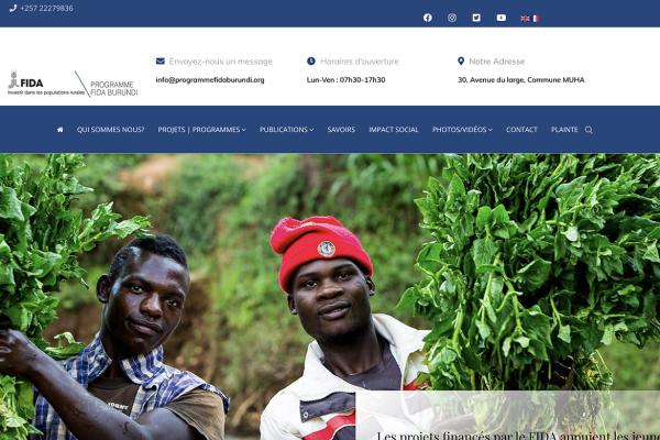Programme Fida Burundi